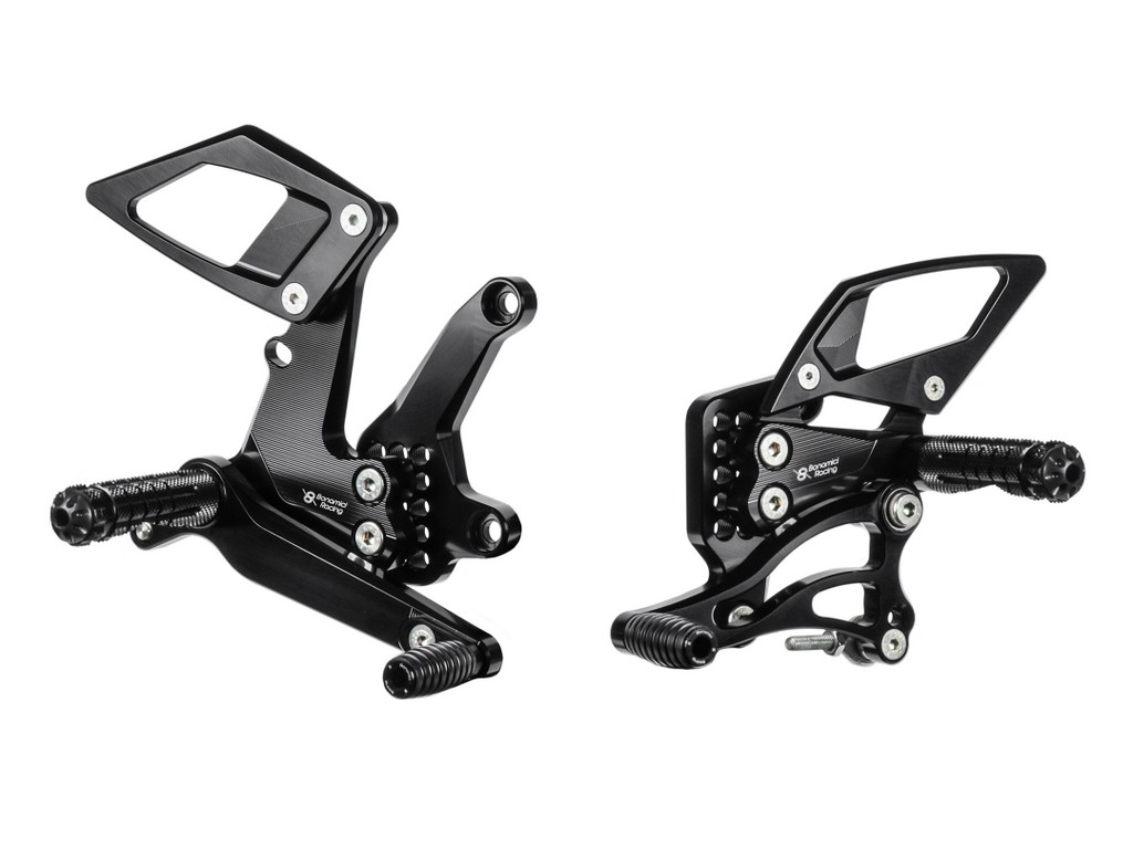 Bonamici Racing Aluminium Rearsets for the Kawasaki Ninja 250/Ninja 400 2018-2023 Bonamici Racing Aluminium Rearsets for the Kawasaki Ninja 250/Ninja 400 2018-2023